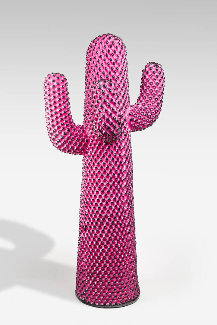 GUIDO DROCCO, FRANCO MELLO - Appendiabiti mod. 'Andy's Pink Cactus' 