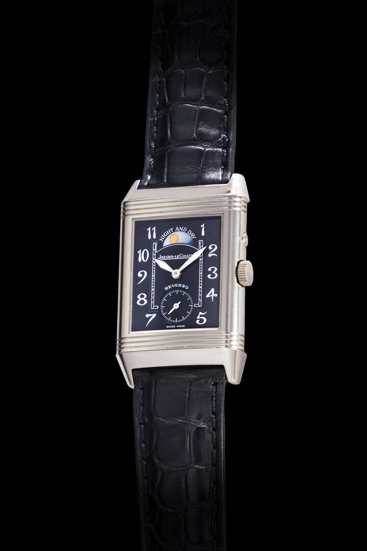 JAEGER LE COULTRE - Mod. 'Reverso Grand Taille Night and Day', ref. 270.351, serie recente