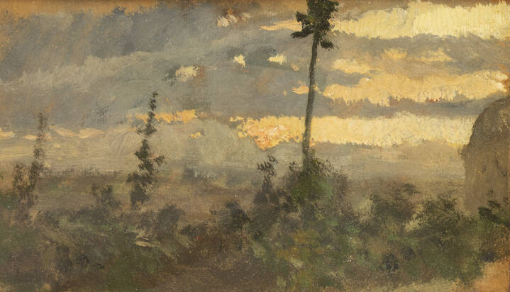 MICHETTI FRANCESCO PAOLO (attribuito) - 'Paesaggio'