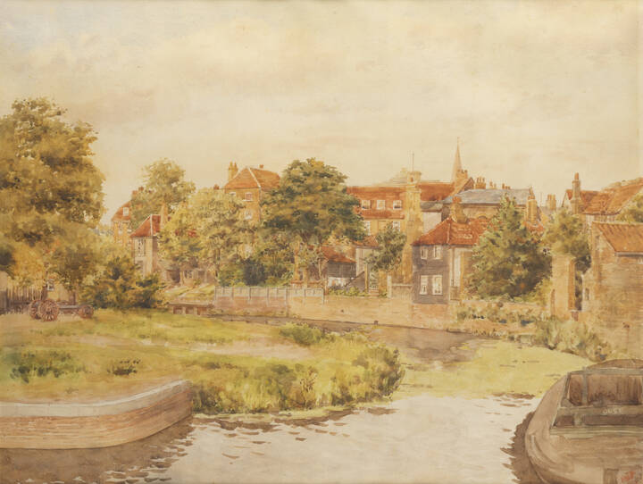 PITTORE NON IDENTIFICATO - 'Paesaggio' 1905
