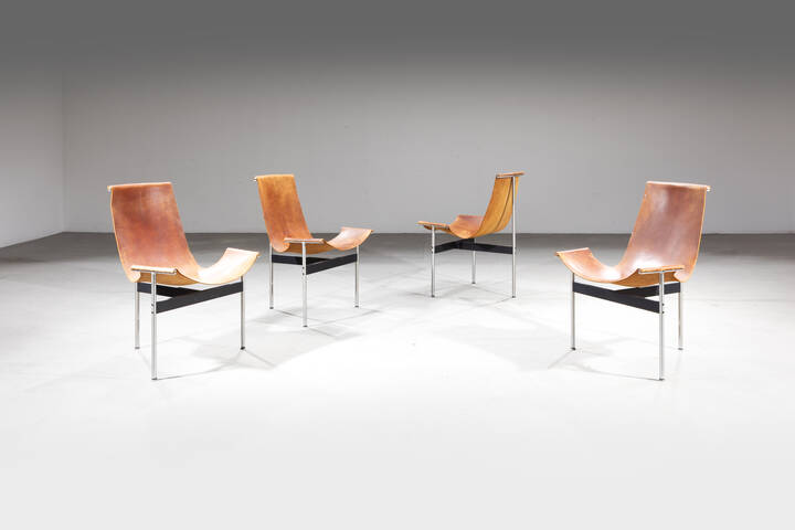WILLIAM KATAVOLOS, ROSS LITTEL, DOUGLAS KELLEY - Quattro sedie mod. T-Chair