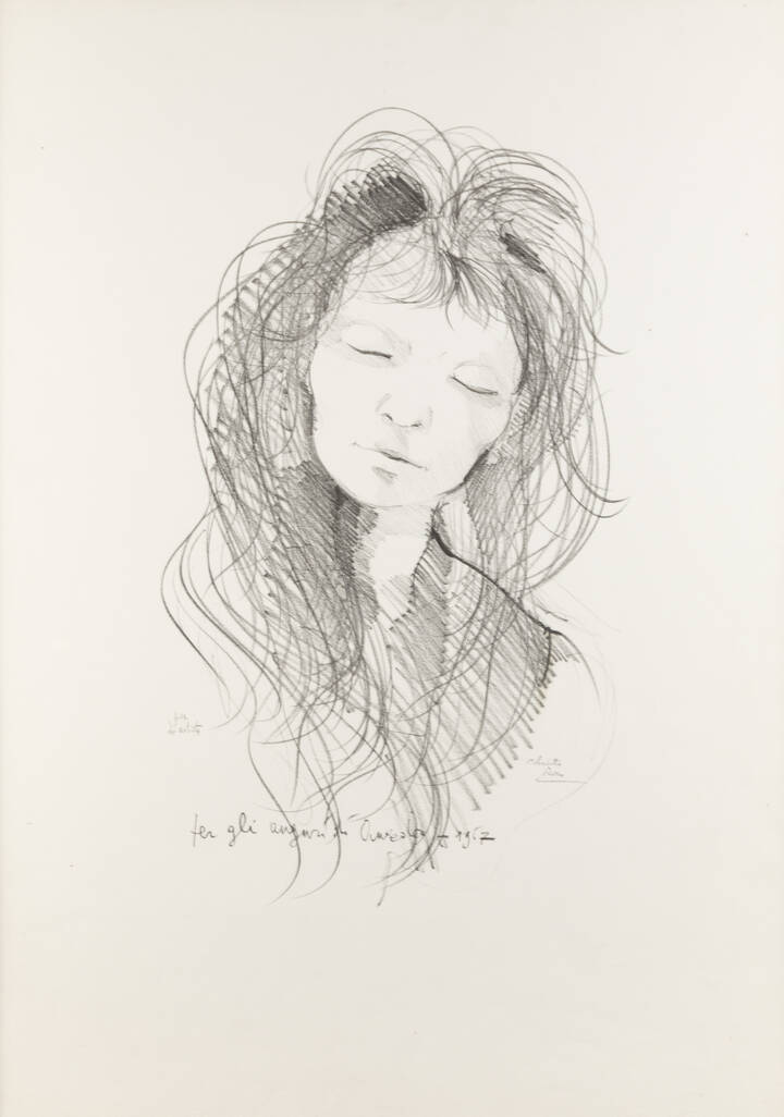 ENRICO COLOMBOTTO ROSSO - 'Viso', 1967