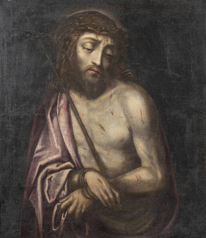 PITTORE ANONIMO - 'Ecce Homo' XVII secolo