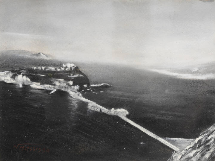 PITTORE NON IDENTIFICATO - 'Paesaggio'<br>