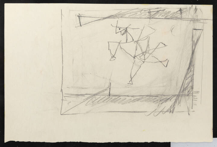 OSVALDO LICINI - 'Angelo' o 'Munchausen' (1955)