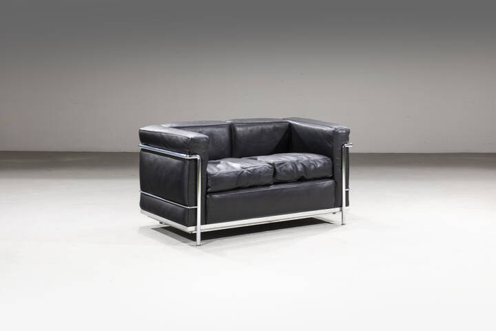 LE CORBUSIER - Divano a due posti mod. LC2