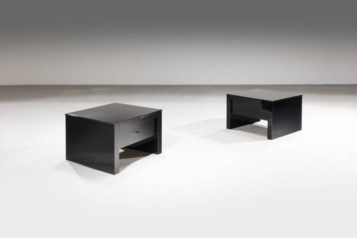 LELLA E MASSIMO VIGNELLI - Coppia di comodini mod. Saratoga