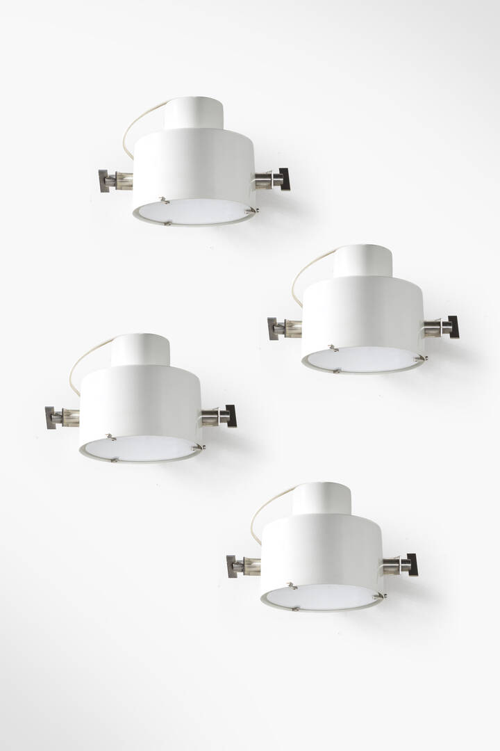 OLUCE - Set di quattro appliques mod. 1109