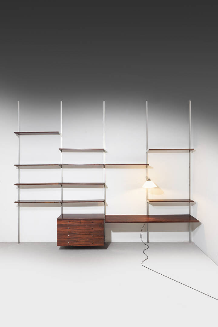 GEORGE NELSON - Libreria a parete 