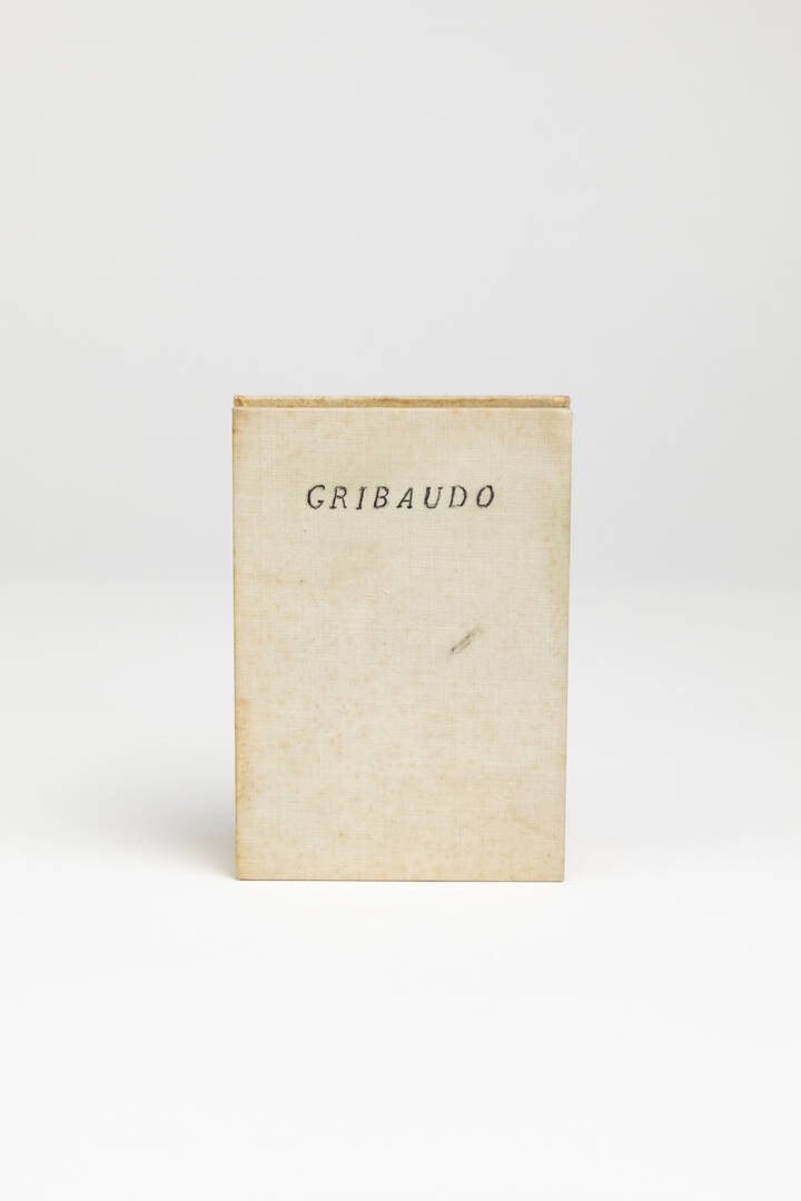 EZIO GRIBAUDO - 'Ezio Gribaudo - Rilievi tipografici'. 1966
