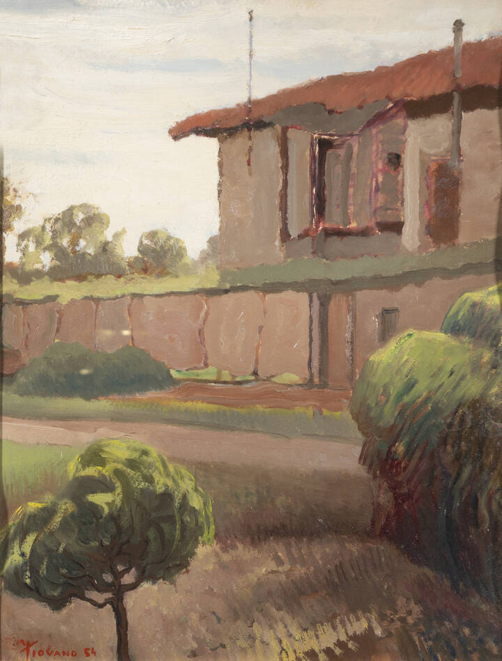FERRUCCIO PIOVANO - 'Cascina presso Sassi' ottobre1954