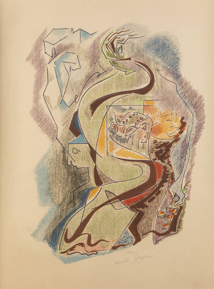 ANDRE' MASSON -  'Louise Labé, Sonnets'