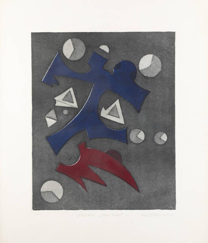 UMBERTO MASTROIANNI - 'Forme spaziali'
