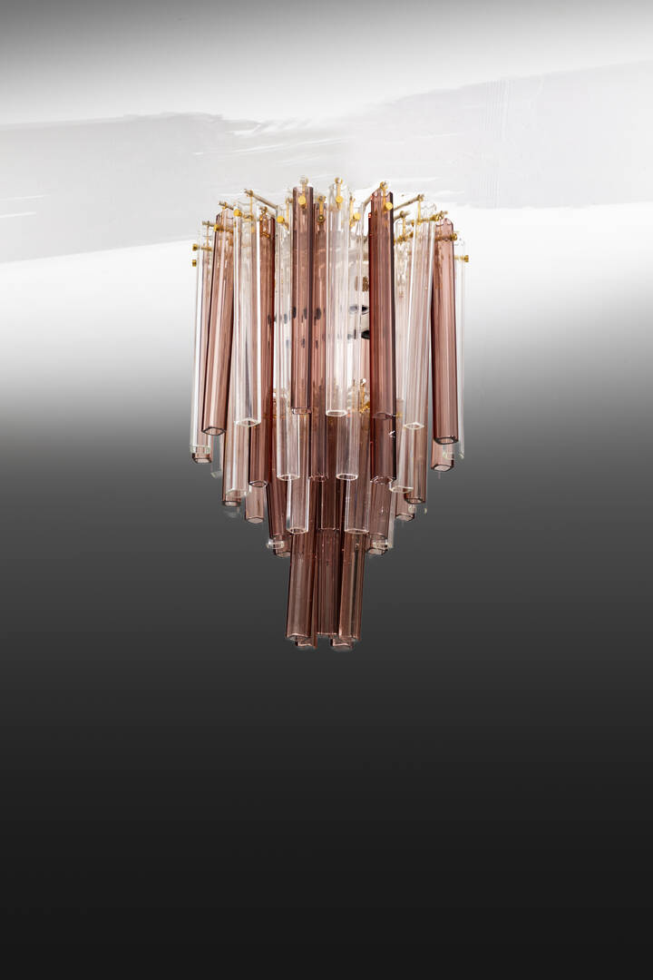 VENINI - Lampada a sospensione mod. Canne quadrate