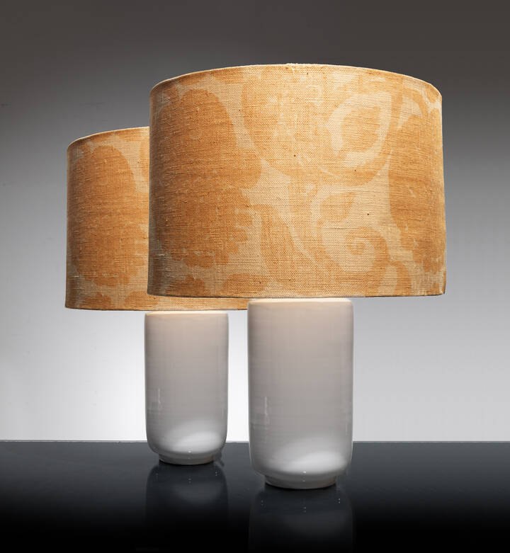 PRODUZIONE ITALIANA - Coppia di lampade da tavolo