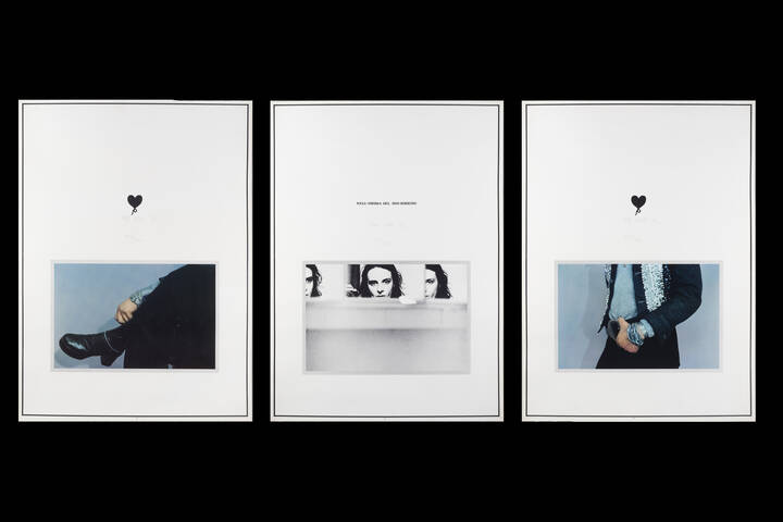 URS LUTHI - A) 'Nell'ombra del mio sorriso', 1972<br>B) 'Senza titolo', 1972<br>C) 'Senza titolo'. 1972