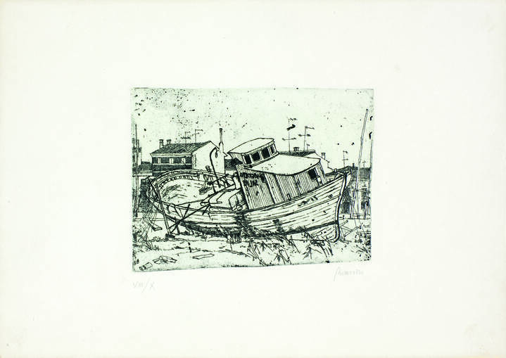 RENZO BIASION - 'Barcone in secca' 