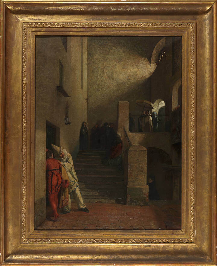 CELESTINO TURLETTI - 'Carnevale' 1872