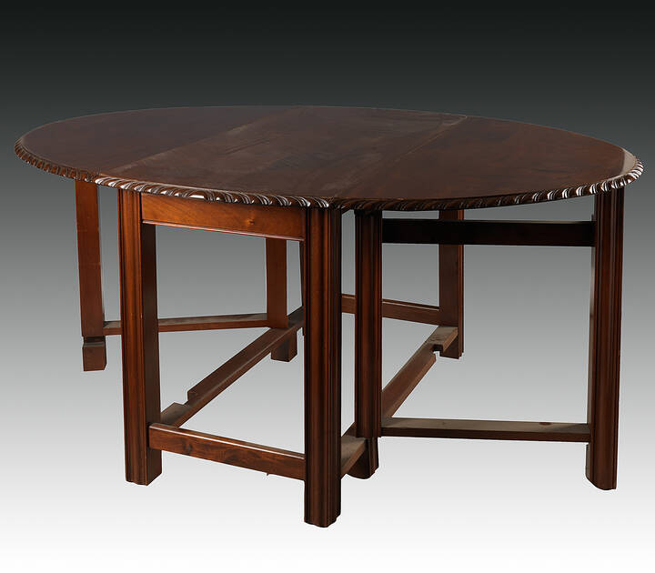 TAVOLO - Tavolo inglese in mogano 