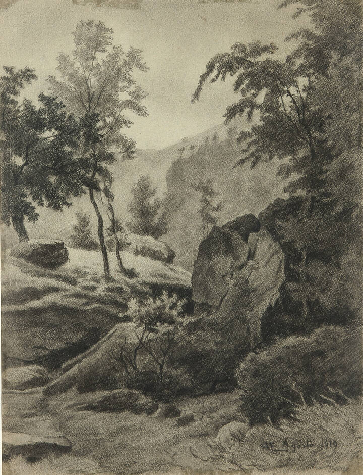 CAMILLO MERLO - 'Sottobosco' agosto 1910