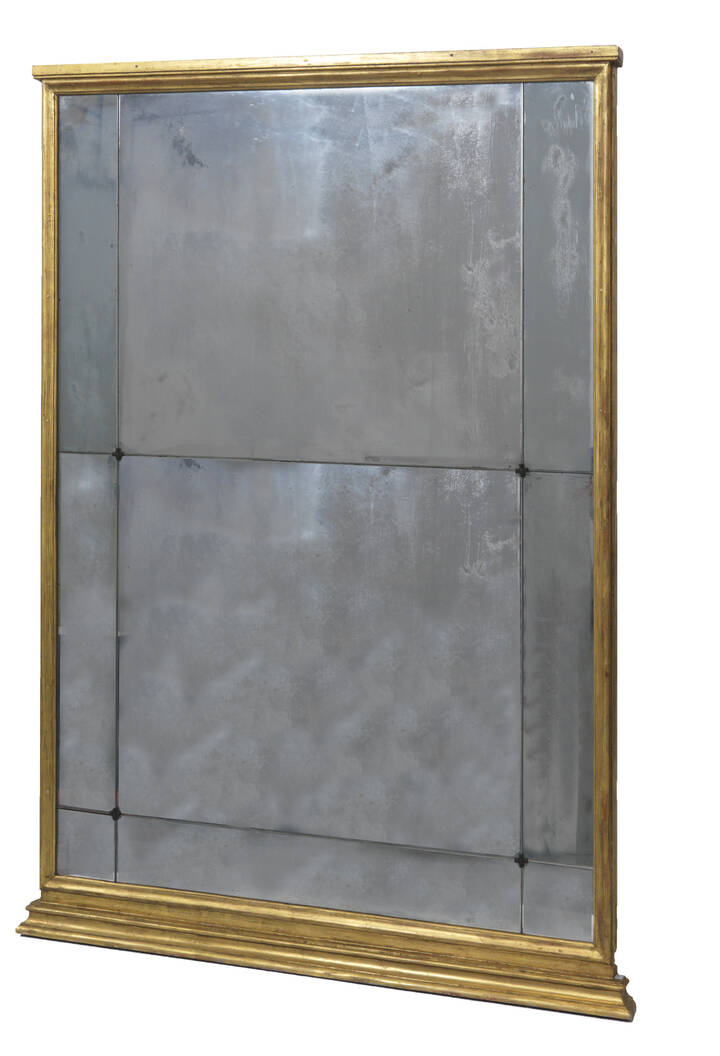 SPECCHIERA - In legno dorato, XVIII secolo