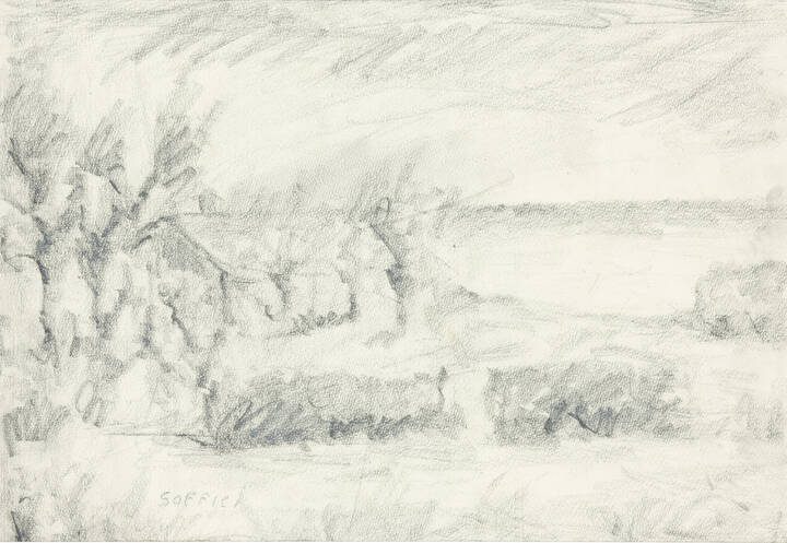 ARDENGO SOFFICI - 'Marina' 1950