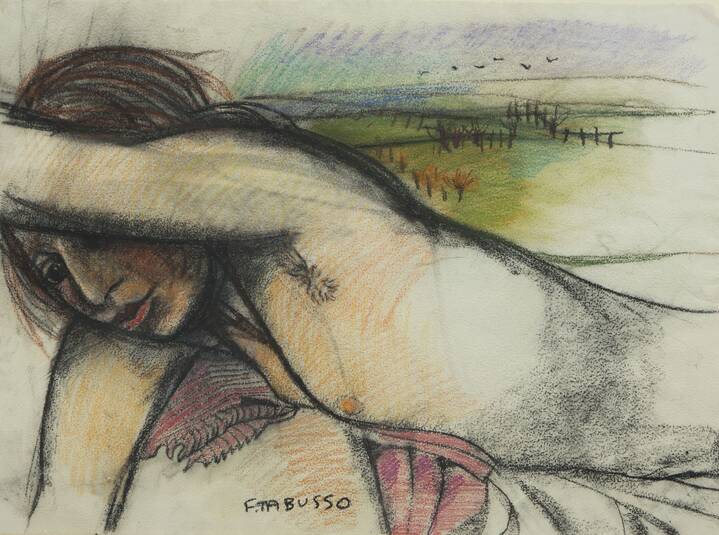 FRANCESCO TABUSSO - 'Donna sdraiata'