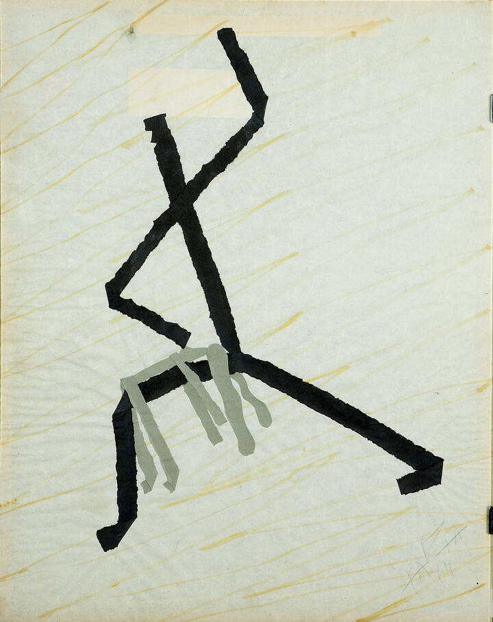 FARFA (Tommasini Vittorio Osvaldo) - 'L'uomo e la fanciulla n. 3' 1961