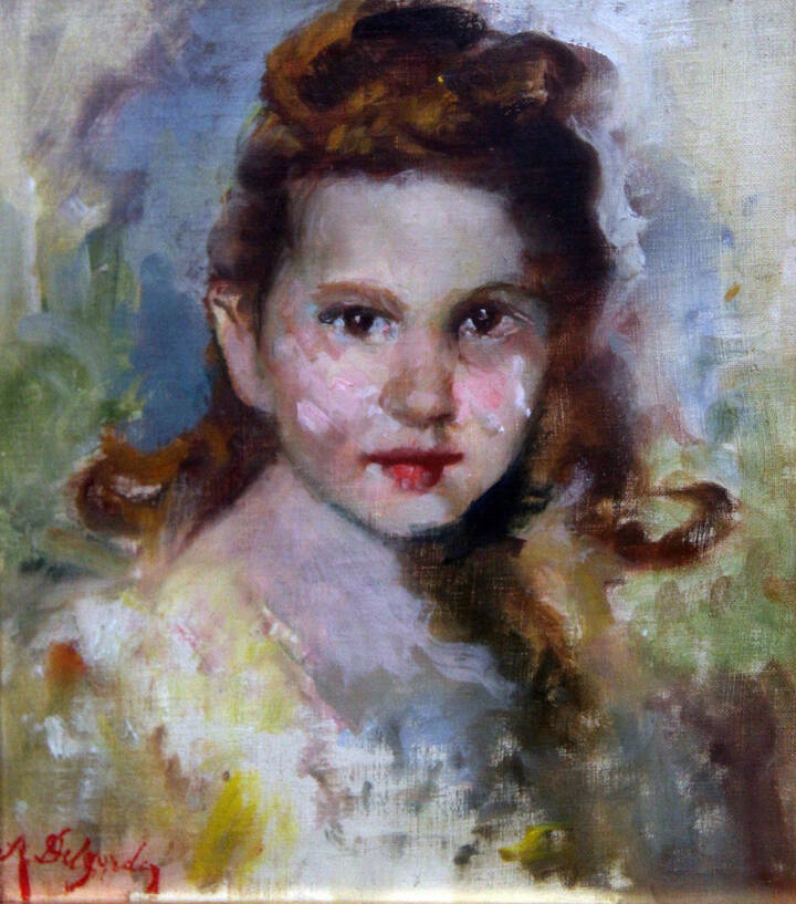 PITTORE NON IDENTIFICATO - 'Ritratto di fanciulla'