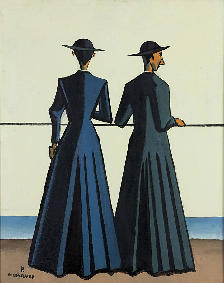 PIETRO MORANDO - 'Pretini in riva al mare'