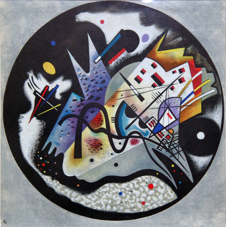 WASSILY KANDINSKY - 'Derrièr le miroir' 1923