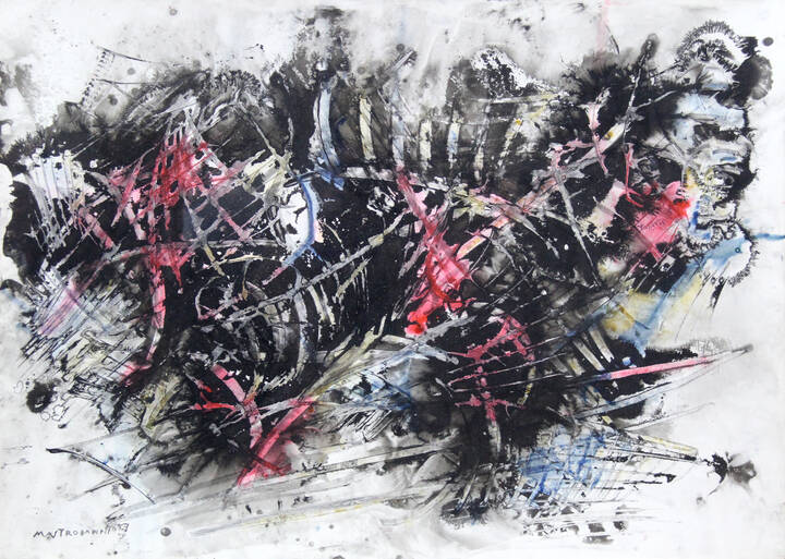 UMBERTO MASTROIANNI - 'Composizione' 1964