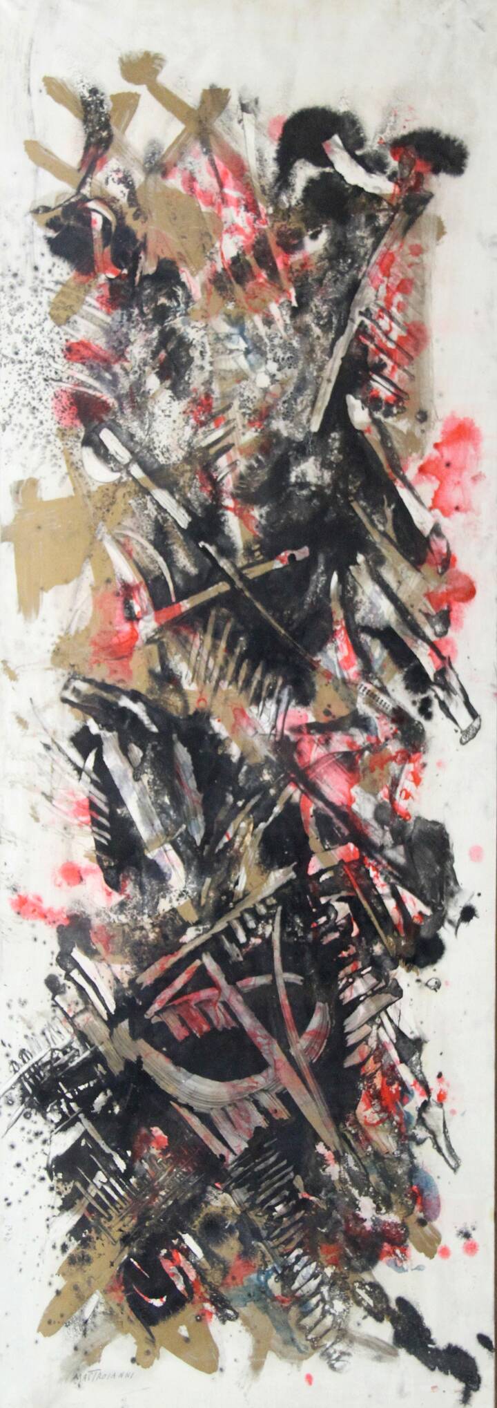 UMBERTO MASTROIANNI - 'Composizione' 1965