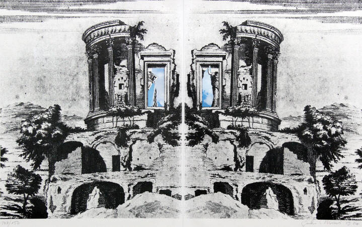 GIULIO PAOLINI - 'Rovine romane'