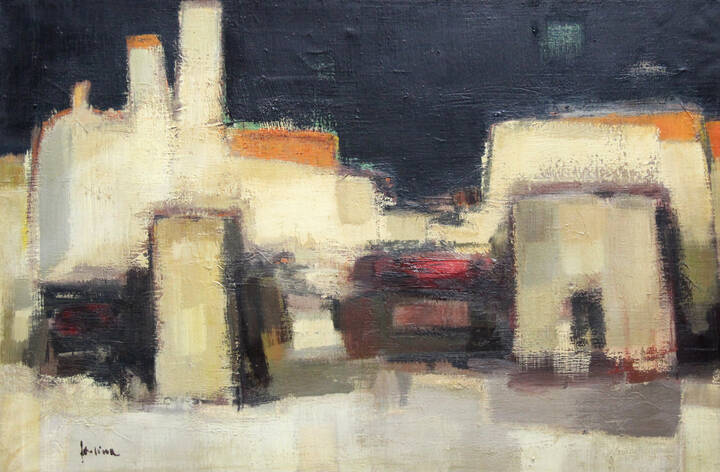 ARMANDO FARINA - 'Autostrada al casello' 1961