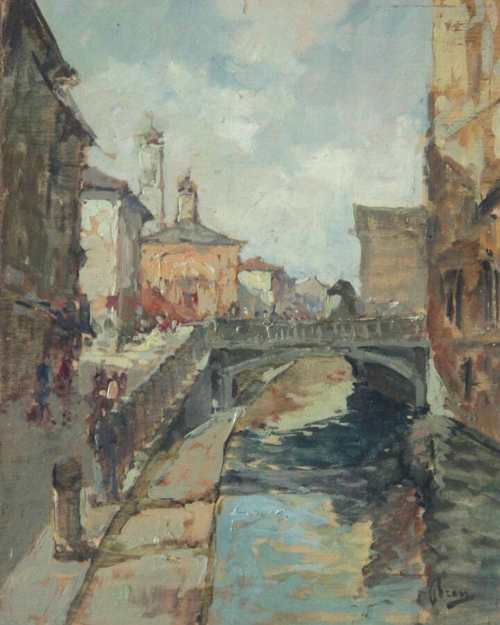 ITALICO BRASS - 'Via Chiesa della Vittoria - Venezia' 1935