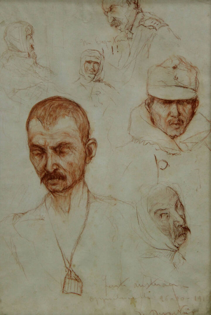 GIOVANNI DEPETRIS - 'Feriti austriaci' 26/10/1916