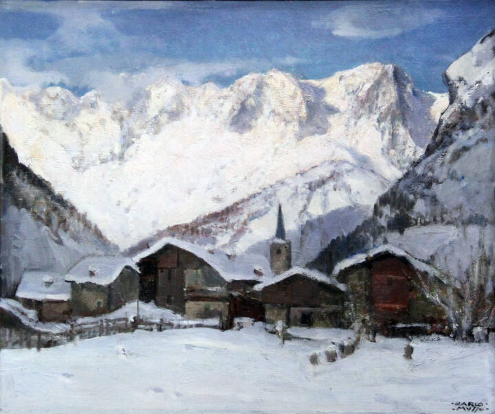 CARLO MUSSO - 'La Sax (Courmayeur)'