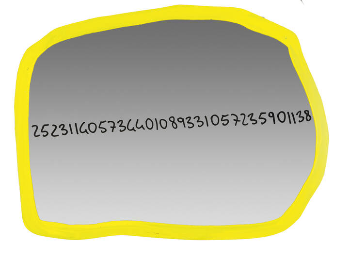 MICHELANGELO PISTOLETTO - 'Frattale' 1999/2000