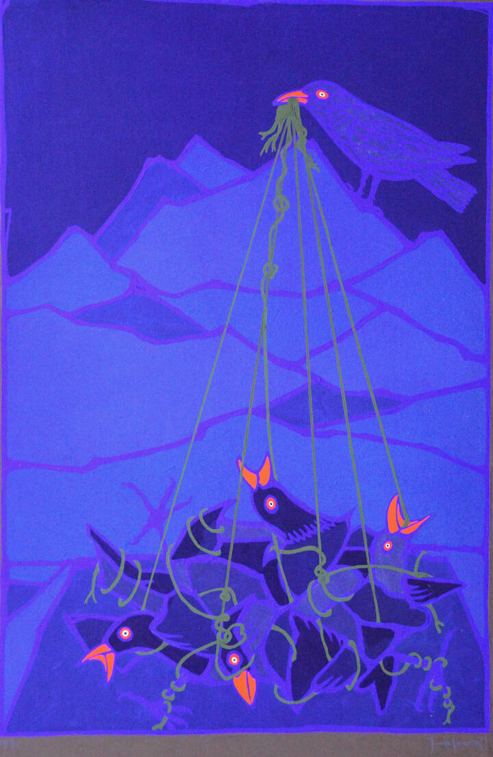 FRANCESCO CASORATI - 'Il vincitore' 1971