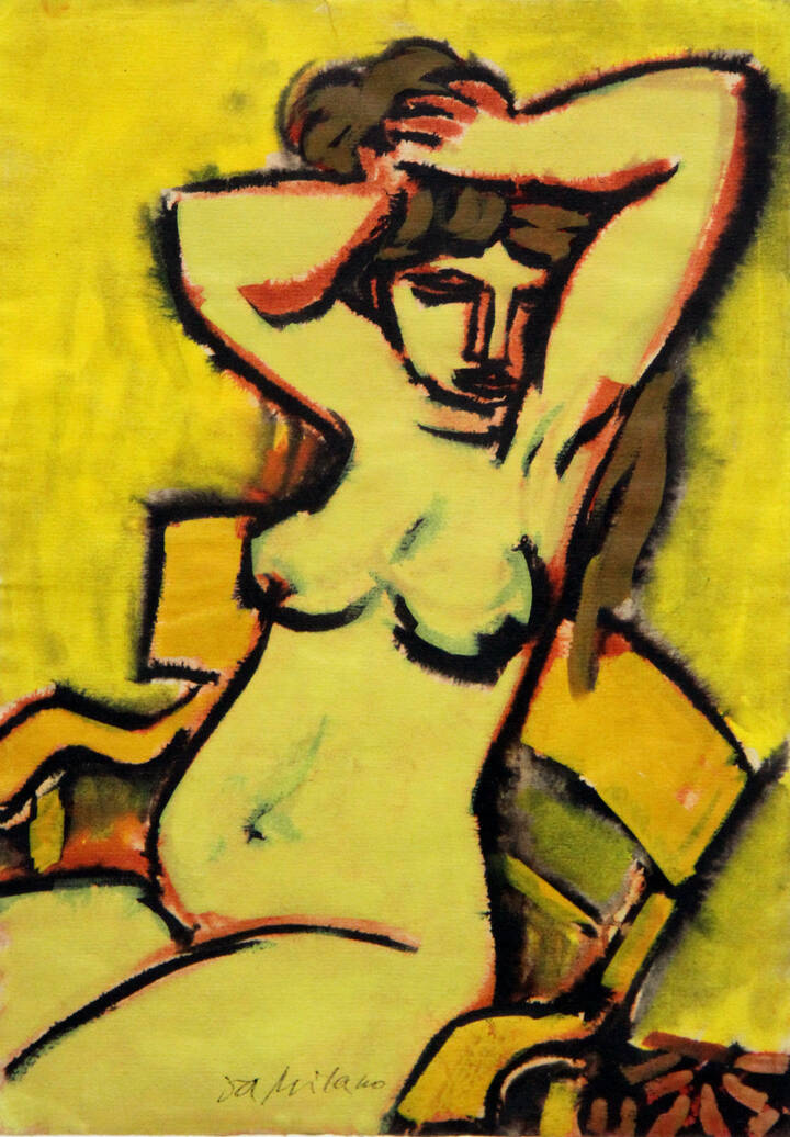 GIULIO DA MILANO - 'Nudo femminile'