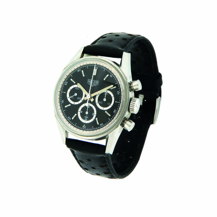 TAG HEUER - Orologio cronografo, modello 'Carrera', ref.CS3113, anni '90, riedizione del celebre modello degli anni '70