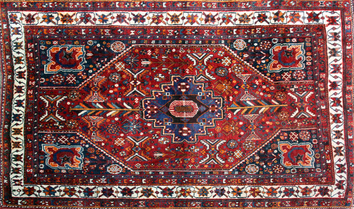 TAPPETO - Tappeto persiano Shiraz, anni '980