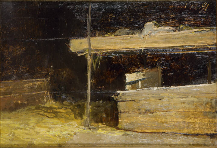 LORENZO DELLEANI - 'Notte nell'ovile' 1/12/1891