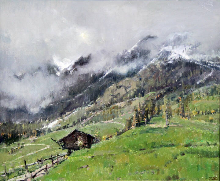 CARLO MUSSO - 'Novembre in Val d'Ayas'