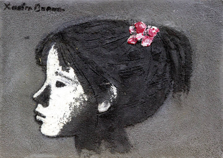 XAVIER BUENO - 'Ritratto di fanciulla con fiocco'