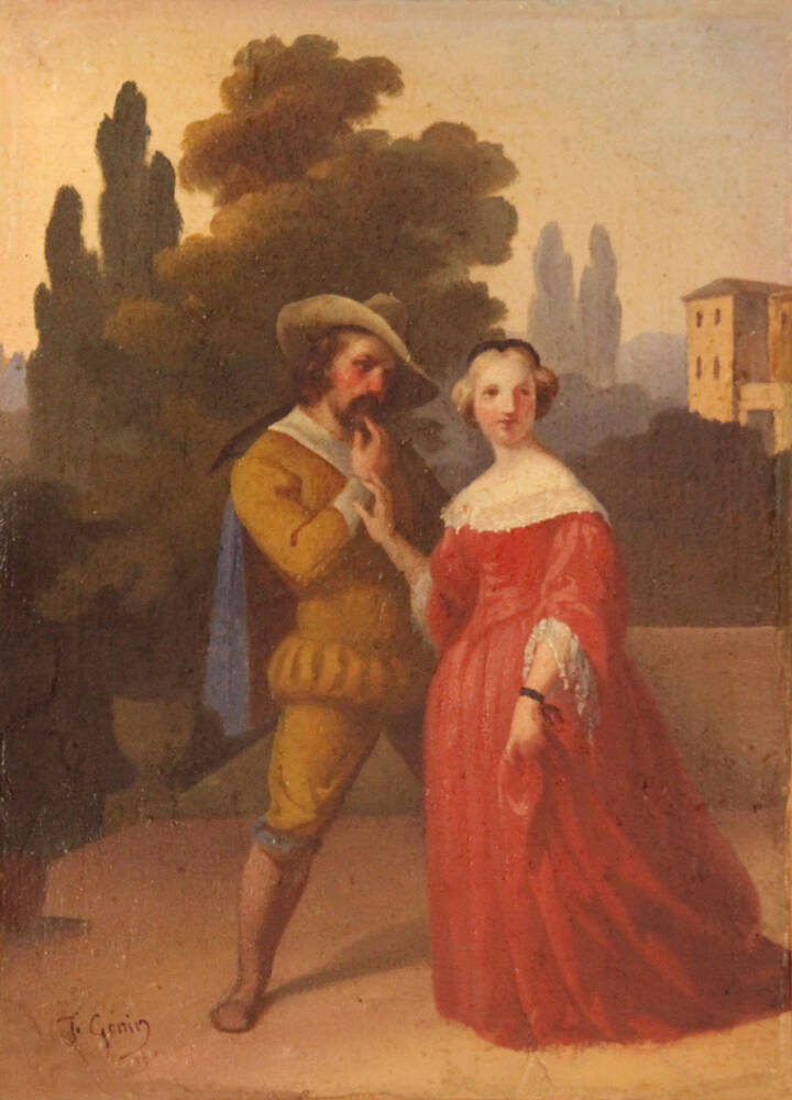 FRANCESCO GONIN - 'Scena galante'