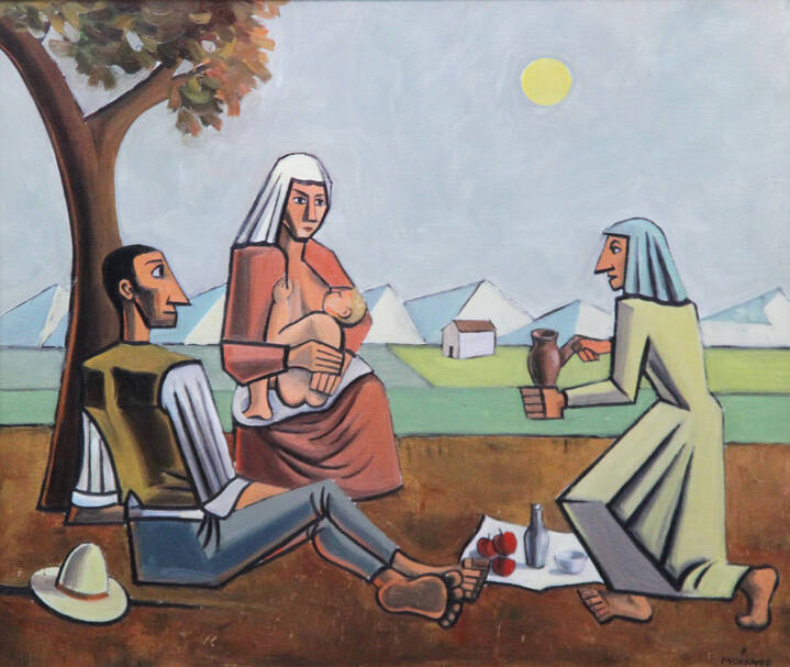 PIETRO MORANDO - 'La famiglia' anni '950