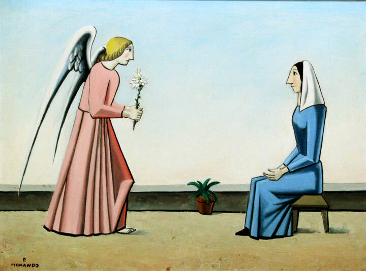 PIETRO MORANDO - 'Annunciazione' anni '950