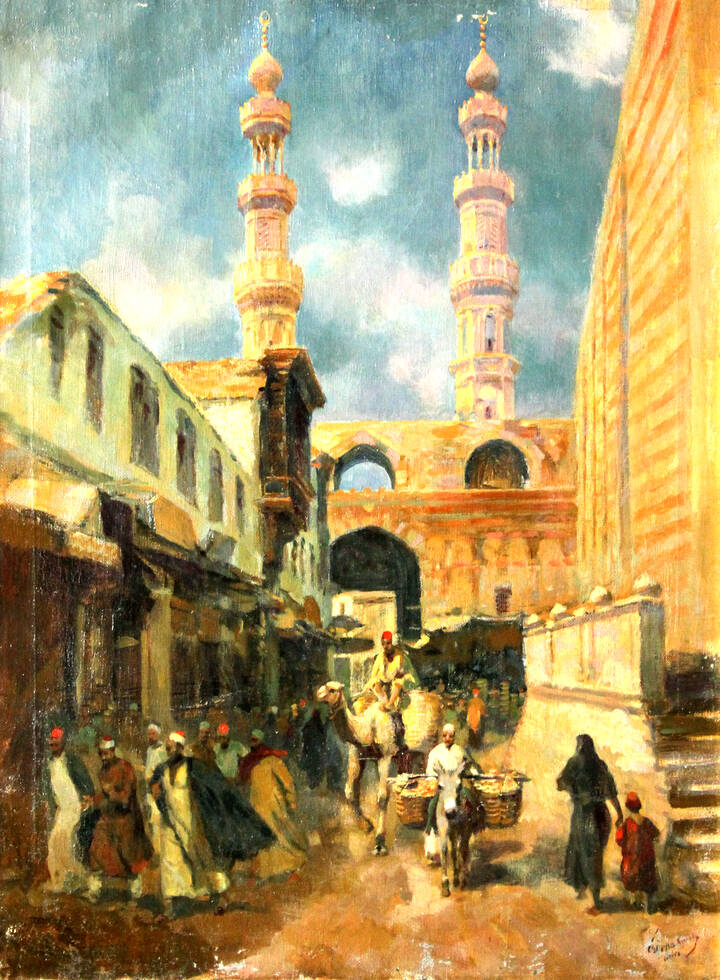 PITTORE NON IDENTIFICATO - 'Scena orientale'